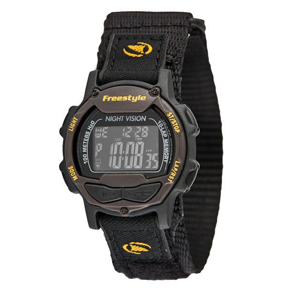 Predator, Black-Orange Face, Black Nylon Strap