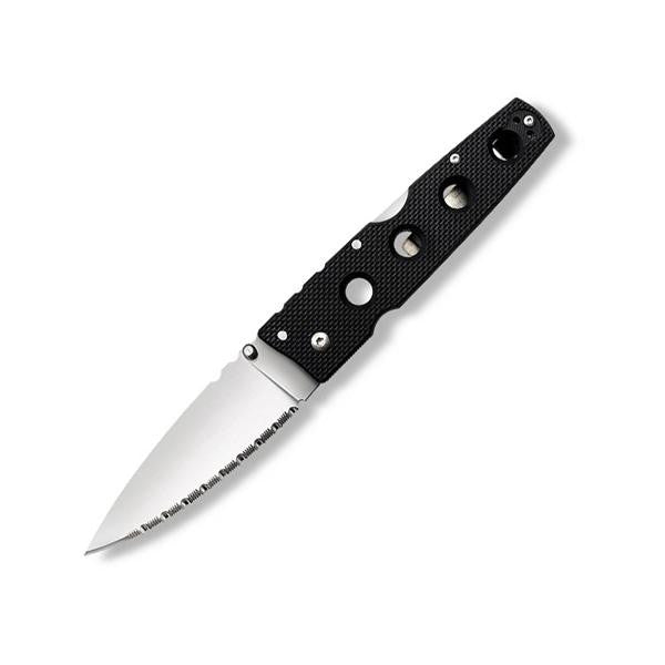 Hold Out II, Black G10, Serrated w-Clip
