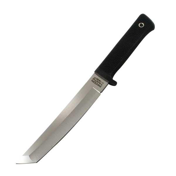Recon Tanto, Black Kraton Handle, Tanto Plain w-Sheath