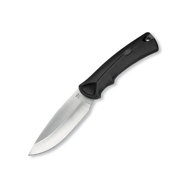 BuckLite MAX, Small, Rubber Handle, Plain, Nylon Sheath