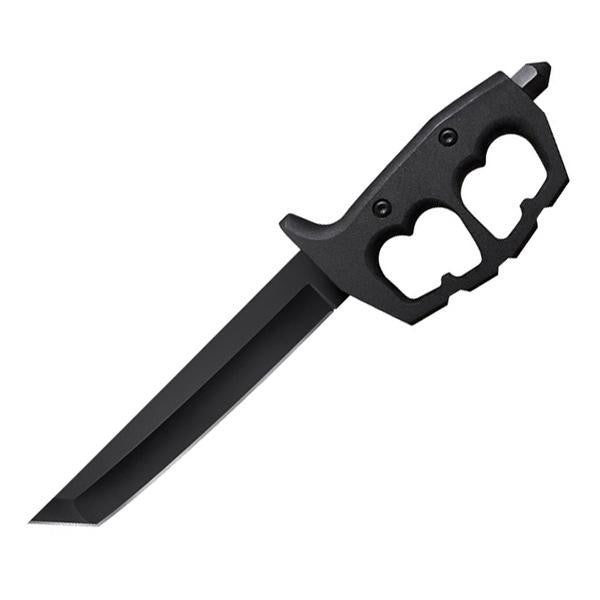 Chaos, Black Aluminum Handle, Black Tanto Plain w-Sheath