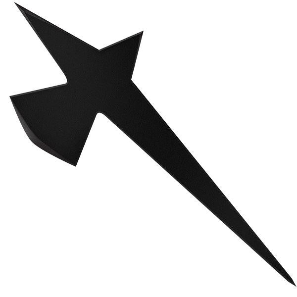 Templar Thrower, Black 1050 High Carbon Steel, Clam