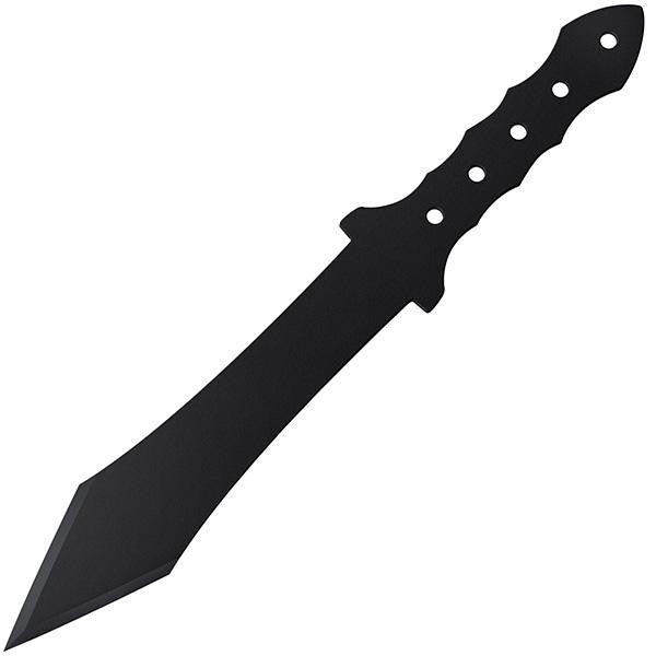 Gladius Thrower, Black Handle & Blade w-Sheath