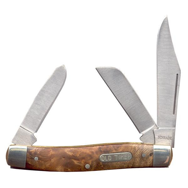 Old Timer Senior, Desert Iron Wood Handle, Plain, 3 Blades