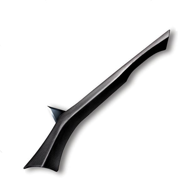 Gunstock War Club, Black Polypropylene, 29.5 inch