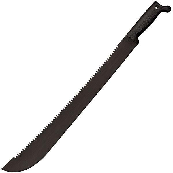 Latin Machete Plus, Black Handle & Blade, No Sheath, 21 inch