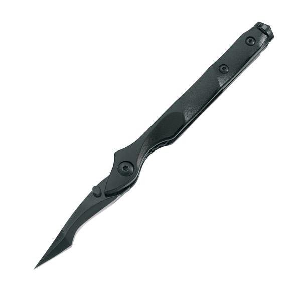 Urban Survival, Black Handle, Tanto Blade, Plain, Clam Pack
