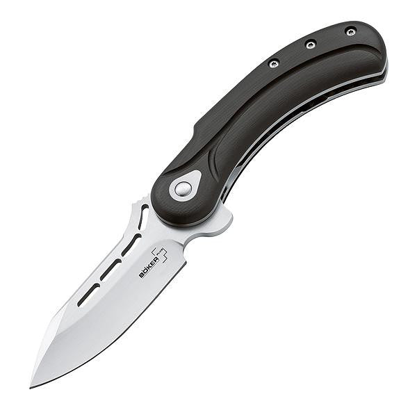 Field Marshal, Black G10 Handle, Curved Blade