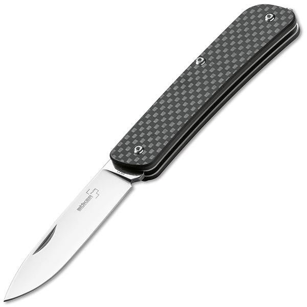 Tech Tool Carbon 1, Carbon Fiber Handle, Drop Point Plain