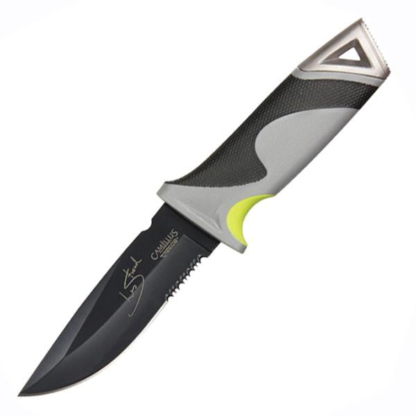SK Mountain, Gray-Black TPR Handle, Black, ComboEdge