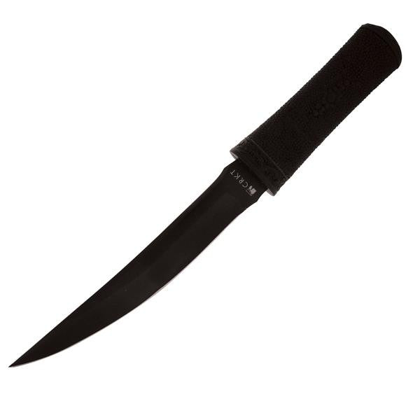 Hissatsu, Black GFN Handle, Black Dual Plain w-Sheath