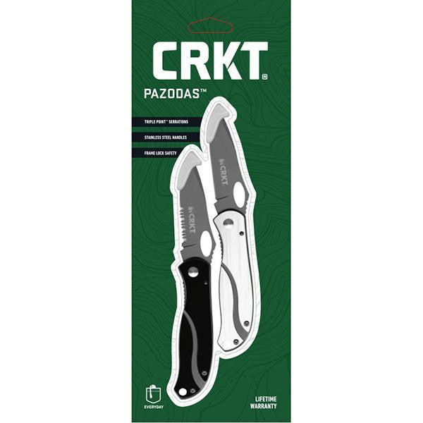 Pazoda, Stainless Steel Handle & Blade, 2 Knives Bonus Pack