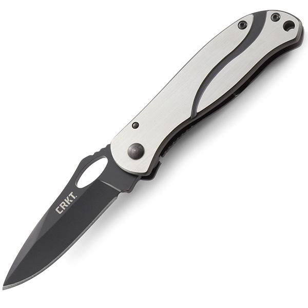 Pazoda, Stainless Steel Handle, Black TiNi Plain w-Clip