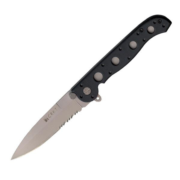 M16-13Z, Black GFN Handle, Bead Blast Plain w-Clip