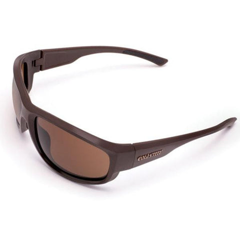 Battle Shades Mark II, Dark Matte Brown, Brown Lens