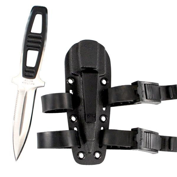 Amphibian, Black GFN Handle Handle, ComboEdge w-Sheath