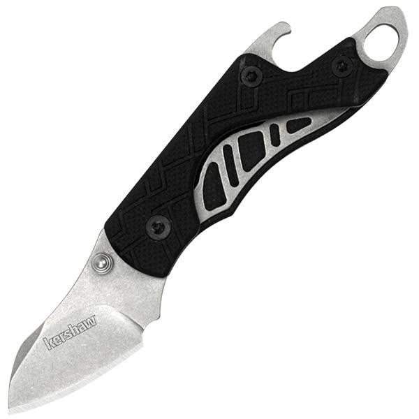 Cinder, Black GFN Handle, Stonewash Plain, Clam