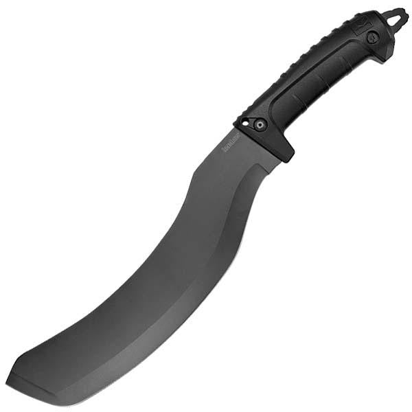 Camp 12, Black GRN Handle, Black Plain w-Blade Guard, Clam