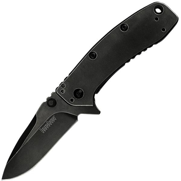 Cryo II Assisted, Blackwash Handle & Blade, Plain w-Clip