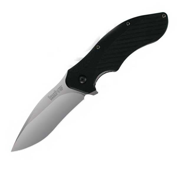 Clash Assisted, Black GFN Handle, Bead Blast Plain w-Clip