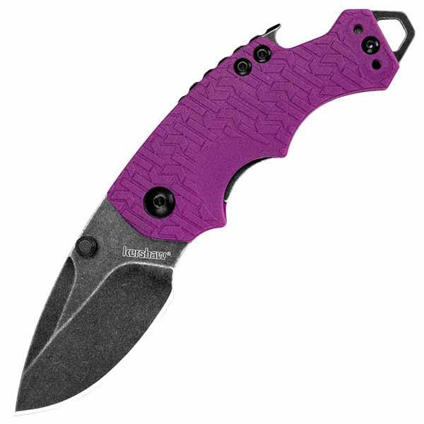 Shuffle, Purple GRN Handle, Blackwash Plain w-Clip