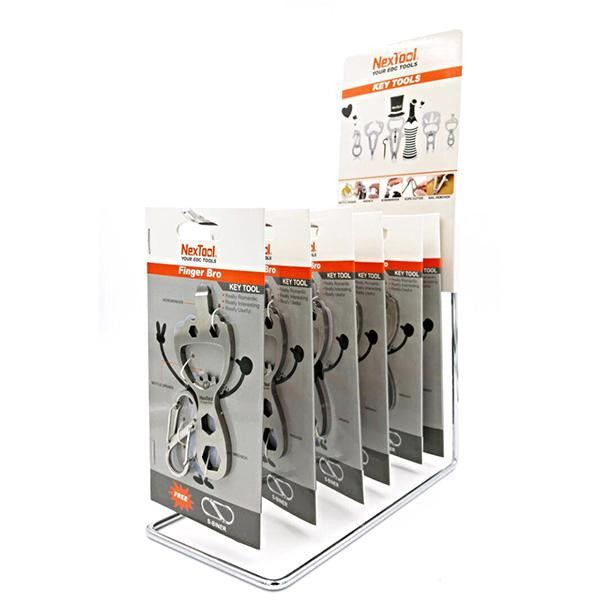 Finger Bro Pocket Tool Counter Display, 6pk