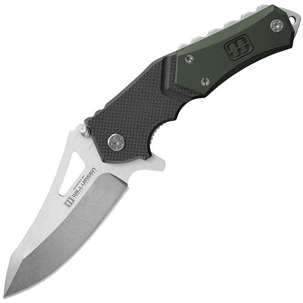 Responder, Black-Olive G-10 Handle, Plain