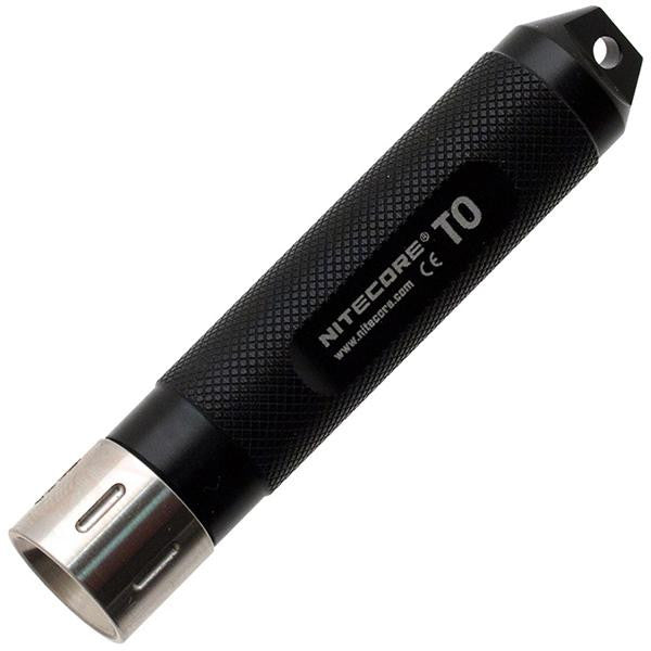 T0 T Series Flashlight, Black, 12lm, 1 x AAA