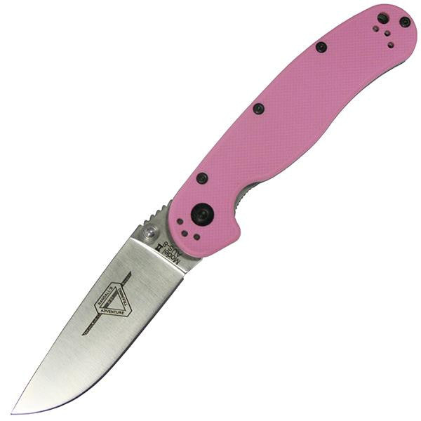 Rat II Folder, Pink Nylon Handle, Plain