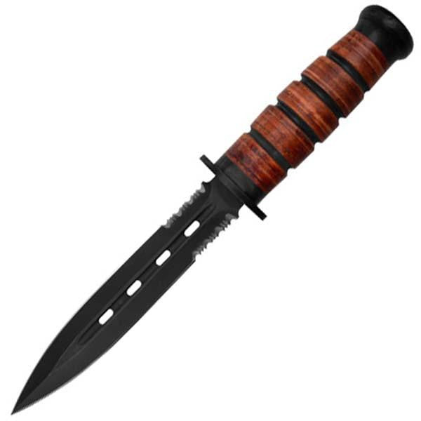 Strike Force Combat, Genuine Leather Handle, Black ComboEdge