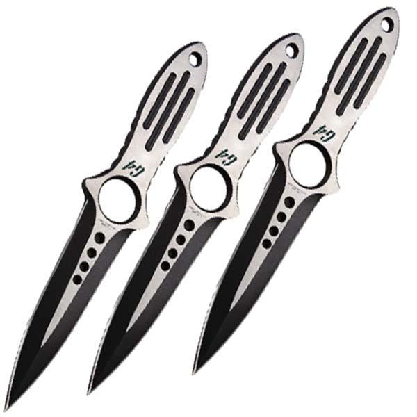 G4 Stryker Triple Set, Solid Two-Tone Stainless w-Pouch