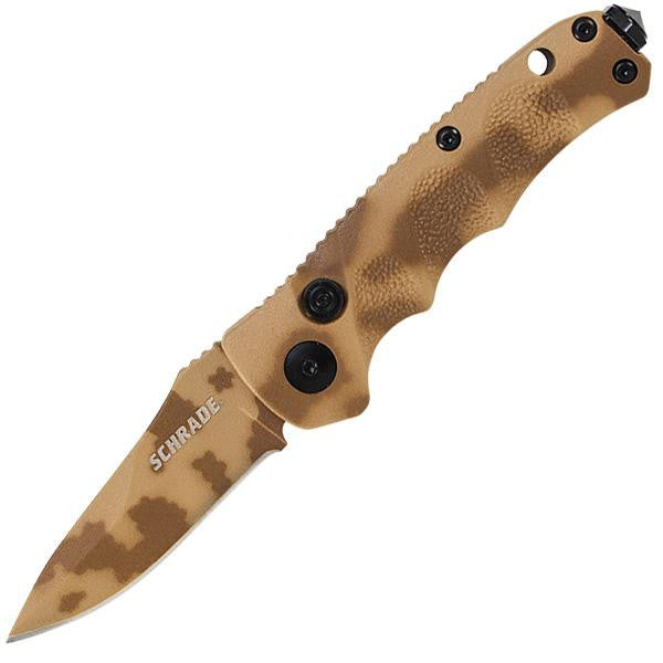 SC60MD Mini, Desert Camo Handle & Blade, Plain w-Clip