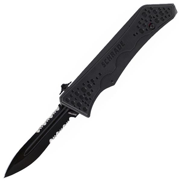Gen 5 OTF Assist, Black Aluminum, Black Double Edge Plain