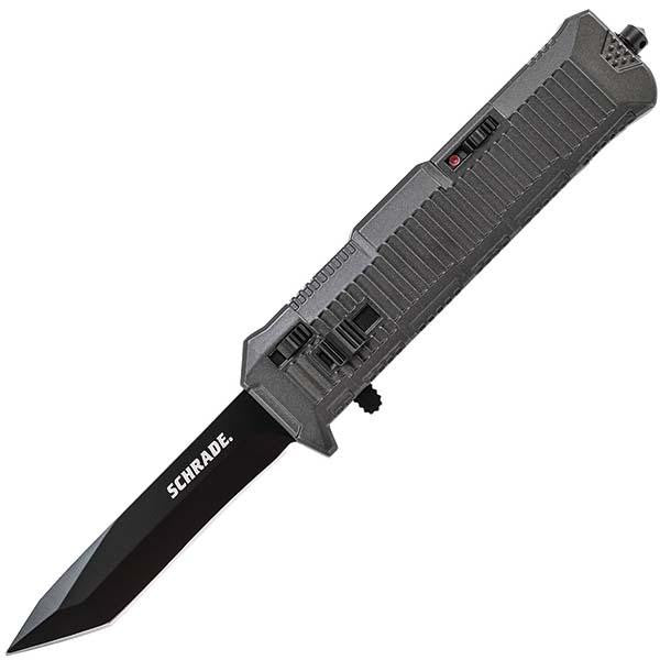 Viper OTF Assist, Gray Aluminum, Black Tanto Plain