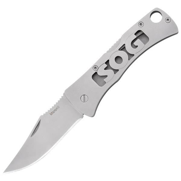 Micron 2.0, Silver Stainless Steel Handle, Bead Blast Plain