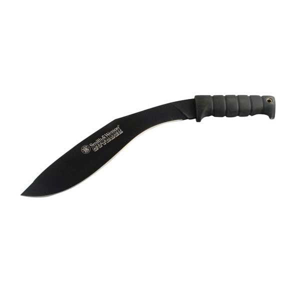 Outback Kukri, Black Blade, Plain, Nylon Sheath