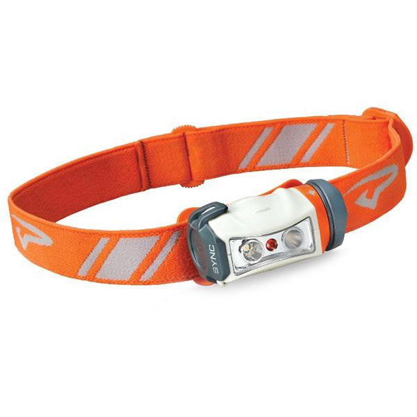 Sync Headlamp, Orange-White, 90 lm, Maxbright-Red LED