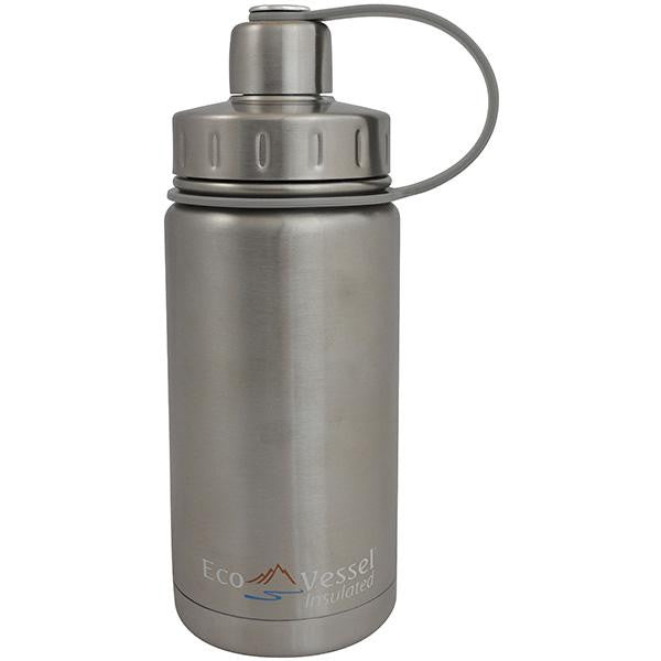 Twist Triple Insulated SS Bottle w-Cap, Silver Express, 13oz