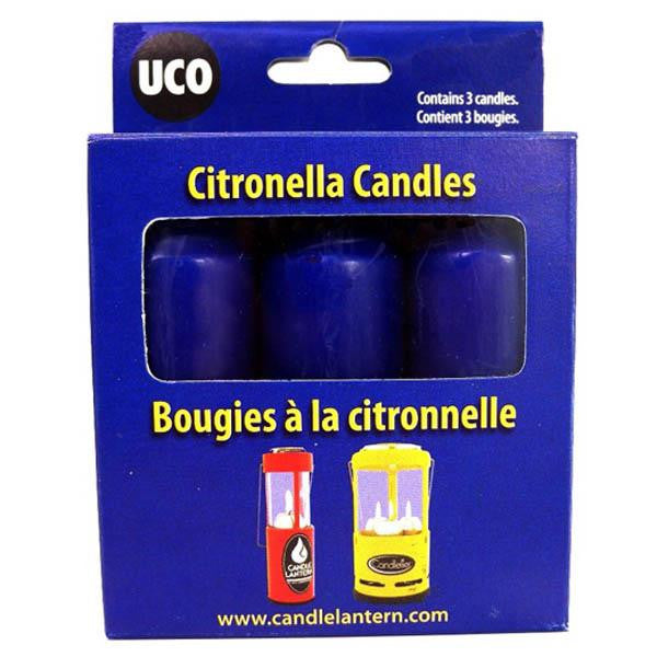 9-Hour Candles, Citronella, Blue, 3pk