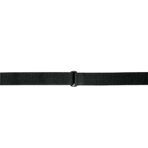 031 D-Ring Belt w-Loop Lining, Plain, Black, 1.50 in., Large