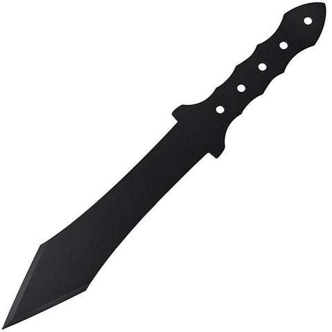 Gladius Thrower, Black Handle & Blade w-Sheath