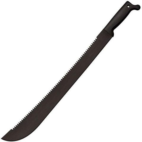 Latin Machete Plus, Black Handle & Blade, No Sheath, 21 inch