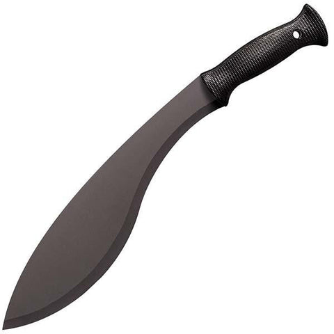 Kukri Machete, Black Handle & Blade w-Sheath, 13 inch