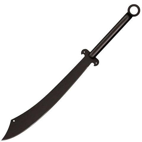 Chinese War Sword Machete, All Black w-Sheath, 24 inch