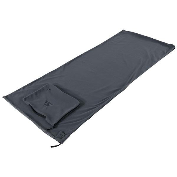 Fleece Bag, Sleeping Bag Liner, Charcoal