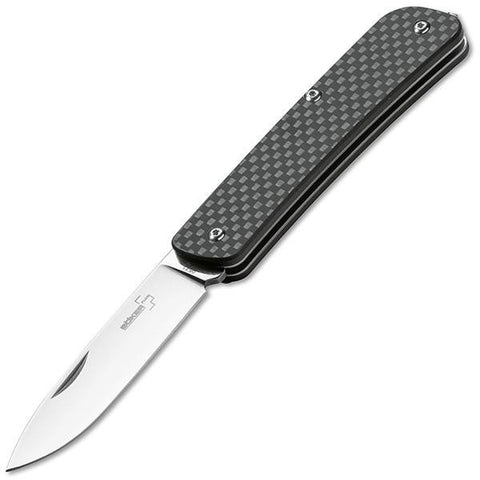 Tech Tool Carbon 1, Carbon Fiber Handle, Drop Point Plain
