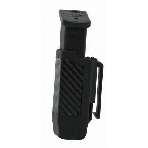 Single Mag Case Double Stack, Matte Finish Black,9mm-.40 cal