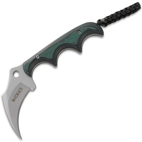 Keramin, Green-Black Resin Fiber Handle, Bead Blast Plain