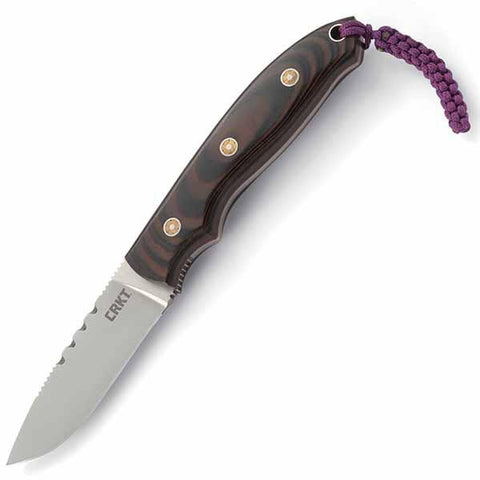 Hunt'N Fisch, G10 Handle, Satin Plain w-Leather Sheath