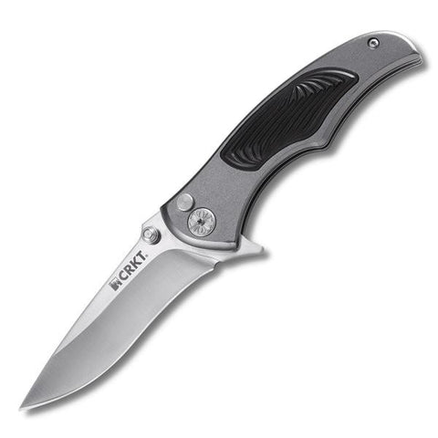Tighe Coon, Bead Blast Aluminum Handle, Satin Plain w-Clip